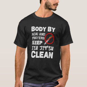 体バイアカイと祈りの言葉柔術クリーンクリーン Tシャツ