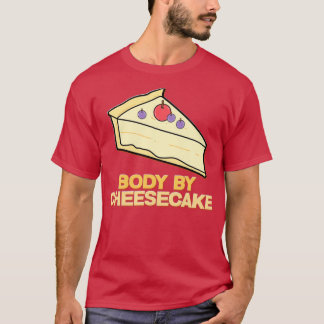 体バイチーズケークデザートFood Claste Cheese Swee Tシャツ