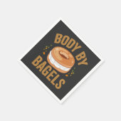 体バイバゲルスおもしろいユダヤ人ハヌッカドーナツギフト スタンダードカクテルナプキン (角)