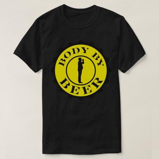 体バイビール Tシャツ (デザイン正面)