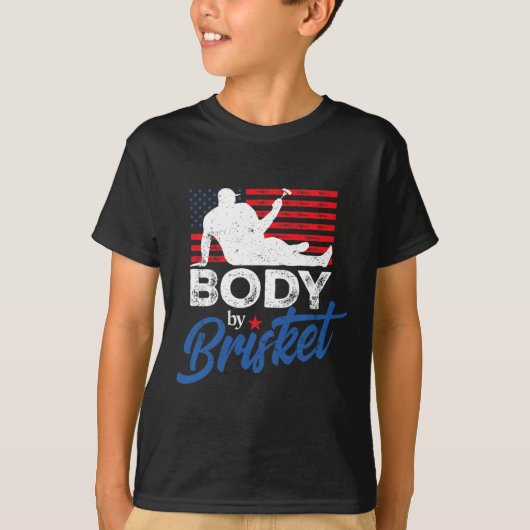 体バイブリスケッおもしろいトBbq Bod Tシャツ (正面)