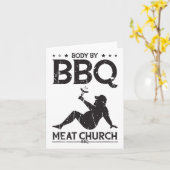体バイBbqミートチャーチBbq - Bbq熱意 カード (黄色い花)