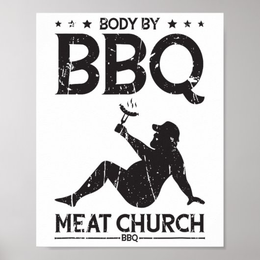 体バイBbqミートチャーチBbq - Bbq熱意 ポスター (正面)