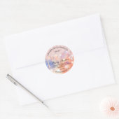 体バタードリップ製品Rosse Drips Small Business ラウンドシール (封筒)