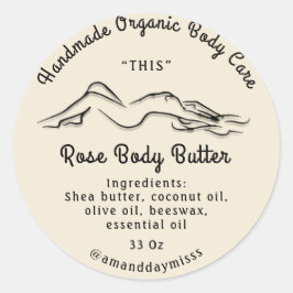 体バターバ気にーム包装ブラックバラ ラウンドシール