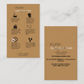 体バター塗布ガイドモダンプロフェッショナル 名刺 (正面/裏面)