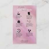 体バター応用ガイドエレガントGlam 名刺 (正面)