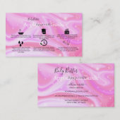 体バター応用ガイドカラフルGlam 名刺 (正面/裏面)