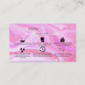 体バター応用ガイドカラフルGlam 名刺 (正面)