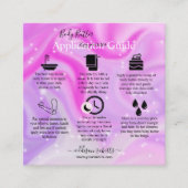 体バター応用ガイモダンドグラムスクエア スクエア名刺 (正面)