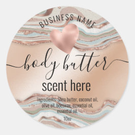 体バター酸モダン石製品ラベル ラウンドシール
