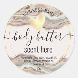 体バター酸モダン石製品ラベル ラウンドシール