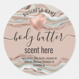 体バター酸モダン石製品ラベル ラウンドシール