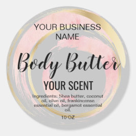 体バター金ゴールド赤面ピンククラシックスクエアステッキ ラウンドシール