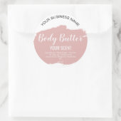 体バター金ゴールド赤面ピンククラシックスクエアステッキ ラウンドシール (バッグ)