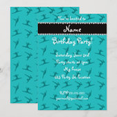 体パーソナライズされた操の名前 招待状 (正面/裏面)