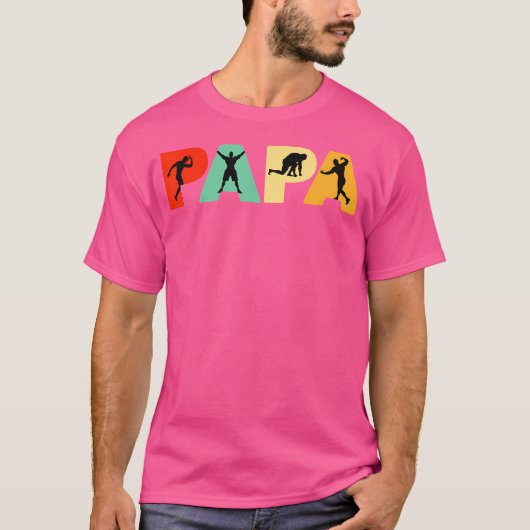 体ビルダパパシャツパおもしろいパ体建物 Tシャツ (正面)