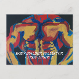 体ビルダーコレクターカードPAULA REILLY. シーズンポストカード