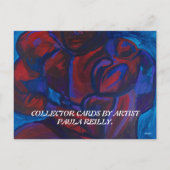 体ビルダーコレクターカードPAULA REILLY. シーズンポストカード (裏面)