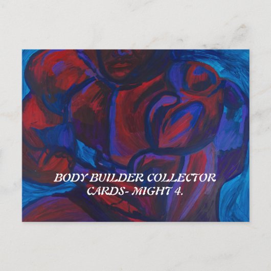 体ビルダーコレクターカードPAULA REILLY. シーズンポストカード (正面)