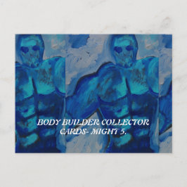 体ビルダーコレクターカードPAULA REILLY. ポストカード