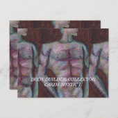 体ビルダーコレクターカードPAULA REILLY. ポストカード (正面/裏面)