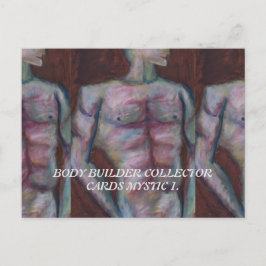 体ビルダーコレクターカードPAULA REILLY. ポストカード