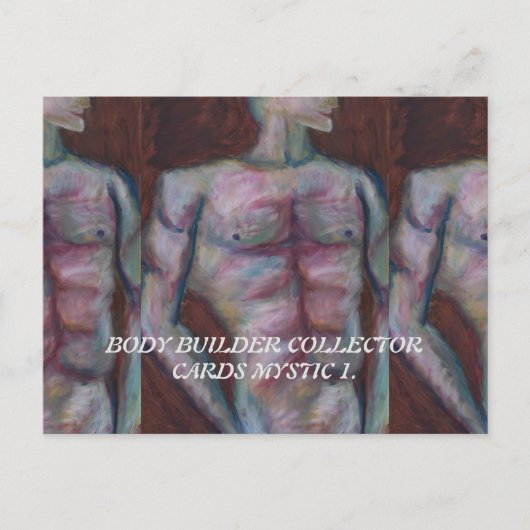 体ビルダーコレクターカードPAULA REILLY. ポストカード (正面)