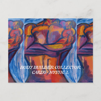 体ビルダーコレクターカードPAULA REILLY. ポストカード