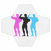 体ビルダーサッカーボール サッカーボール (フラット)