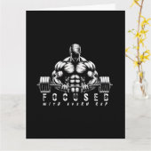 体ビルダ – フィットネス カード (黄色い花)