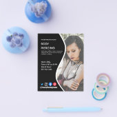 体ピアシングスタジオポスターフライヤー チラシ (シングル)