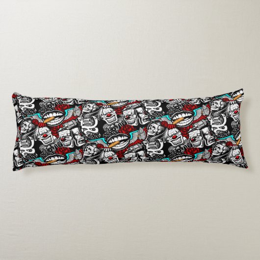 体ピムーズスカルヴィンテージタトゥー ボディピロー (裏面)