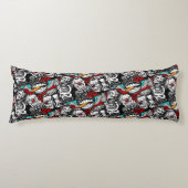 体ピムーズスカルヴィンテージタトゥー ボディピロー (正面)