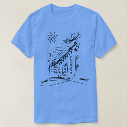 体フリーハンド70s tシャツ (デザイン正面)