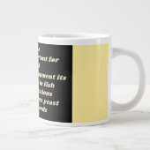 体ヘルスフィットネスデザインジム愛好家ウォークスイムco ジャンボコーヒーマグカップ (右)