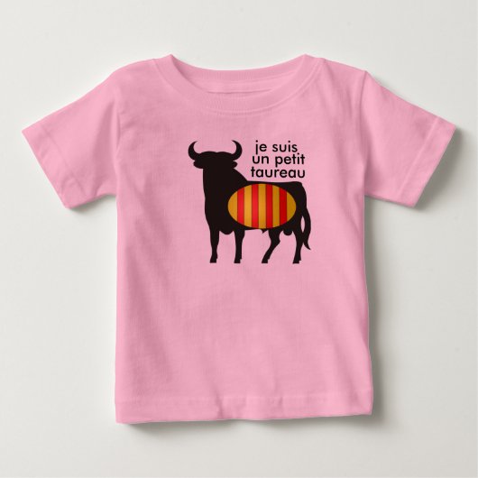 体ベベ「プチタウロー」 ベビーTシャツ (正面)