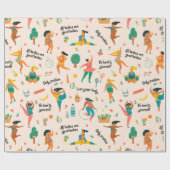 体ポジティブラッピング紙 ラッピングペーパー (フラット)