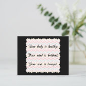 体マインドソウル肯定 ポストカード (スタンド正面)