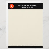 体マッドネスジムフィットネスコーチレターヘッド レターヘッド (正面/裏面)