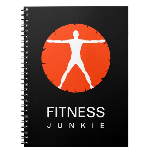 体マッドネススポーツフィットネスジュンキーカスタムノートブック ノートブック (正面)