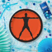 体マッドネスフィットネススポーツ紙プレート ペーパープレート (パーティー)