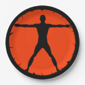 体マッドネスフィットネススポーツ紙プレート ペーパープレート (正面)
