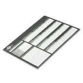 体マッドネス個人トレーニングログプランナーメモ帳 ノートパッド (アングル)