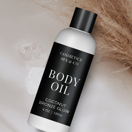 体ミニマル油4 OZコスモボトルラッパーラベル 長方形シール