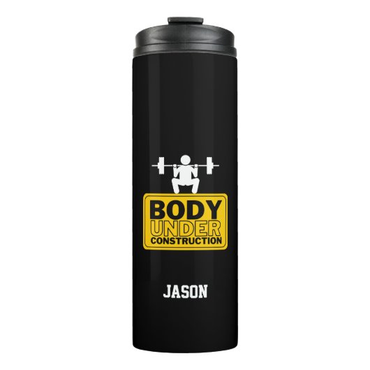 体下建築名前をカスタムする タンブラー (正面)