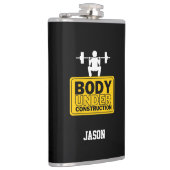 体下建築名前をカスタムする フラスク (右)