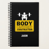 体下建築名前をカスタムする プランナー手帳 (正面)