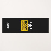 体下建築名前をカスタムする ヨガマット (正面(横))