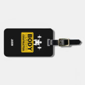 体下建築名前をカスタムする ラゲッジタグ (正面横)